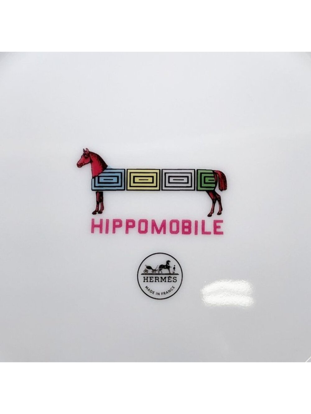 Hermes Plate Ipomobile No3 Dessert Pottery Shoulder Bag - Picture 4 of 5